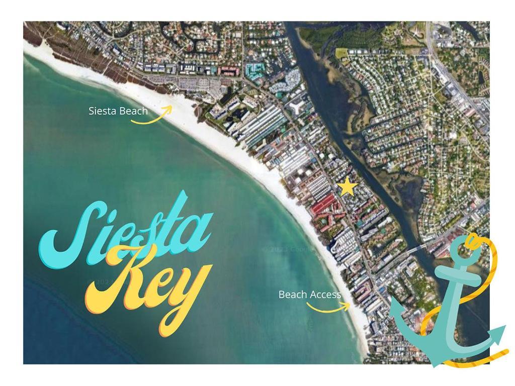 Appartement Siesta Key Escape Ground Floor Steps To Heated Pool And Free Trolley Extérieur photo