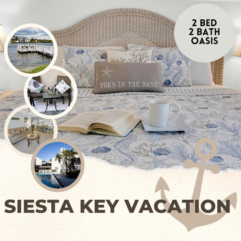 Appartement Siesta Key Escape Ground Floor Steps To Heated Pool And Free Trolley Extérieur photo